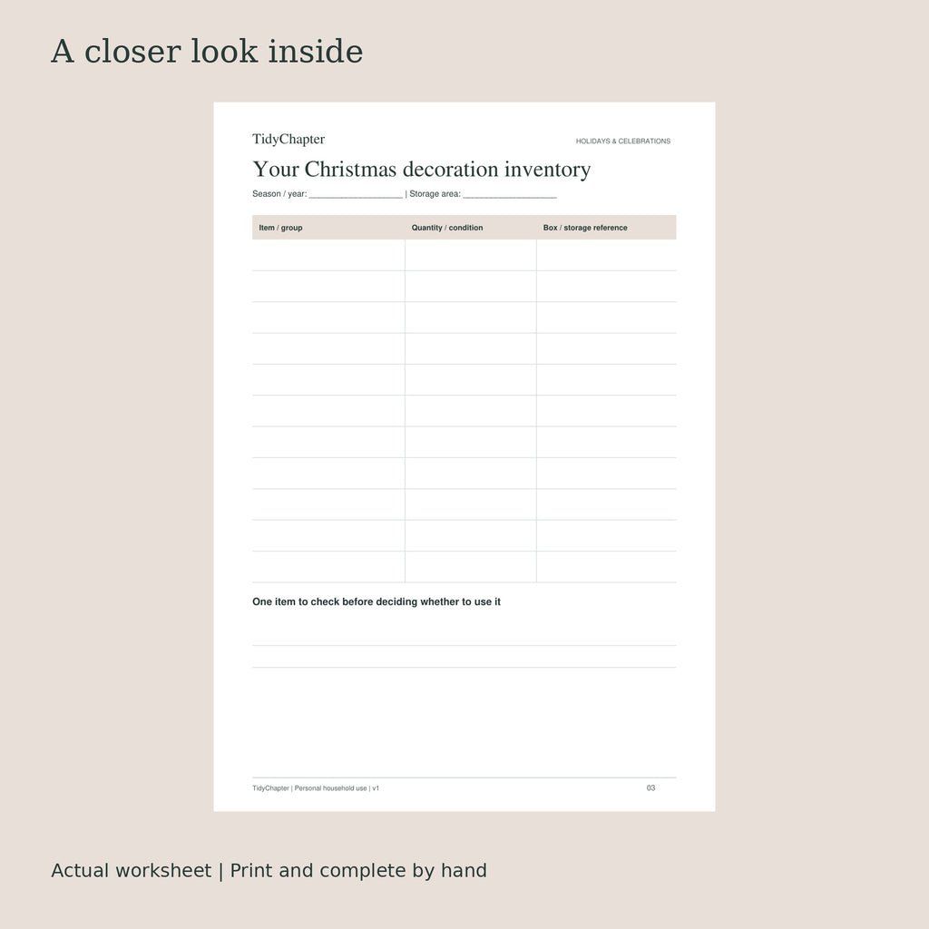 Christmas Home & Activities Bundle actual worksheet preview